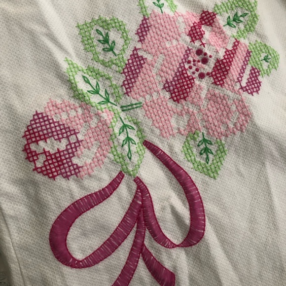 Lilly Pulitzer Spring White Embroidered Dress - Picture 3 of 6